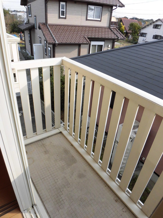 エマーブルⅢ A棟のバルコニー|陽当たり良好なバルコニーです♪