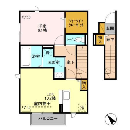チェスナットの間取り