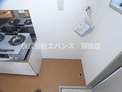 【洗面所】 | クレーンハイツ | スペースが確保できる洗面所です