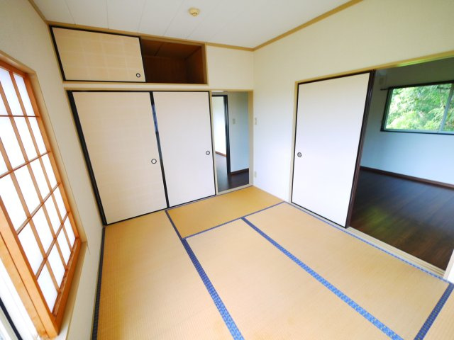 茂原市清水　中古戸建の和室|内装リフォーム済み令和7年8月  ウッドデッキ付き 1台（車種制限あり） 閑静な田園地帯