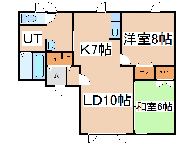 晴耕雨読の間取り