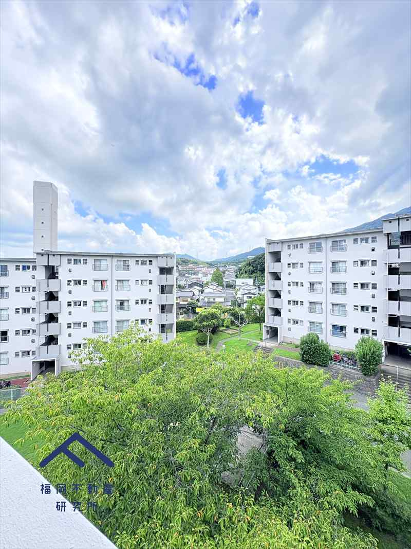 油山住宅　18号棟の展望