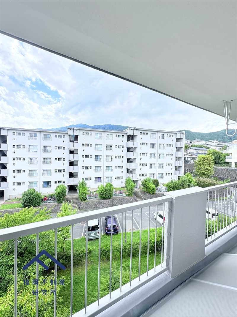 油山住宅　18号棟の展望