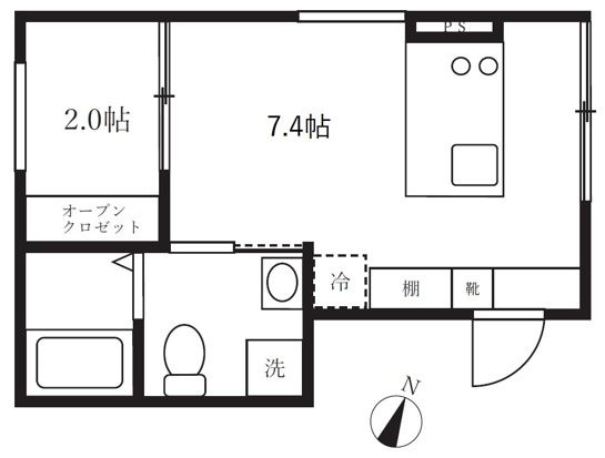 アピチェ南千住B棟の間取り