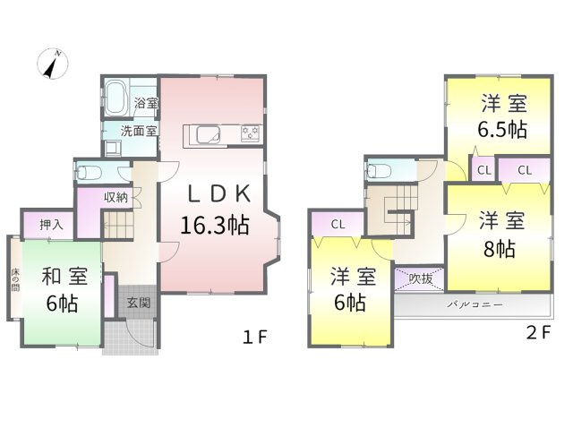 守山区御膳洞の間取り