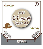 高槻市東五百町２丁目　建築条件なし土地の画像