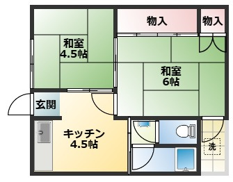 【間取り】 | 楠マンション