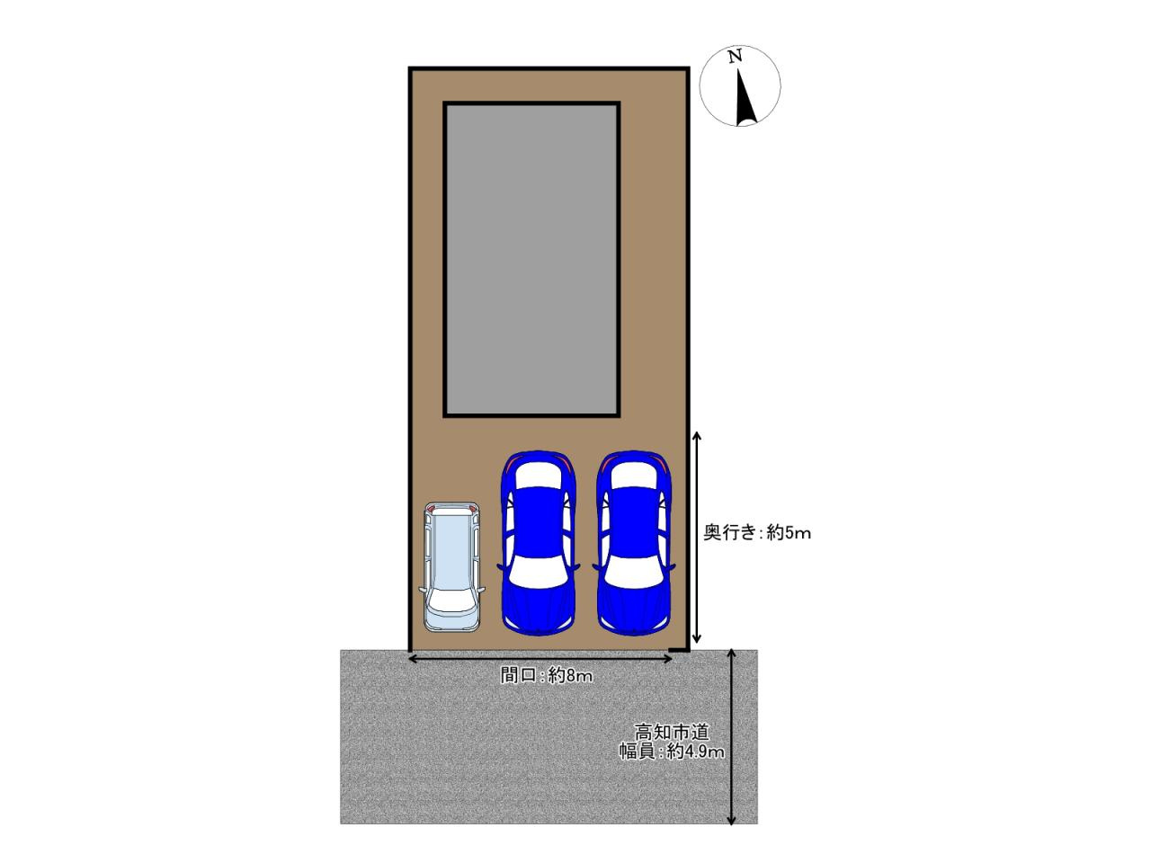 高知市一宮東町５丁目　中古戸建ての区画図