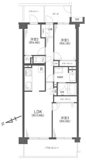 【間取り】 | シェグラン花小金井ハイライズ | シェグラン花小金井ハイライズ