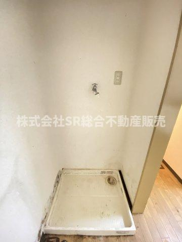 稲田新町1丁目　店舗付き中古戸建のランドリースペース|室内洗濯機置場があります