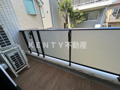 【バルコニー】 | ベルファース大森山王 | 暖かな日差しのふりそそぐバルコニー