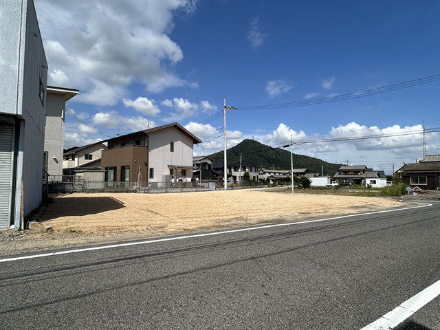 玉野市木目の前面道路含む現地写真|東方向から