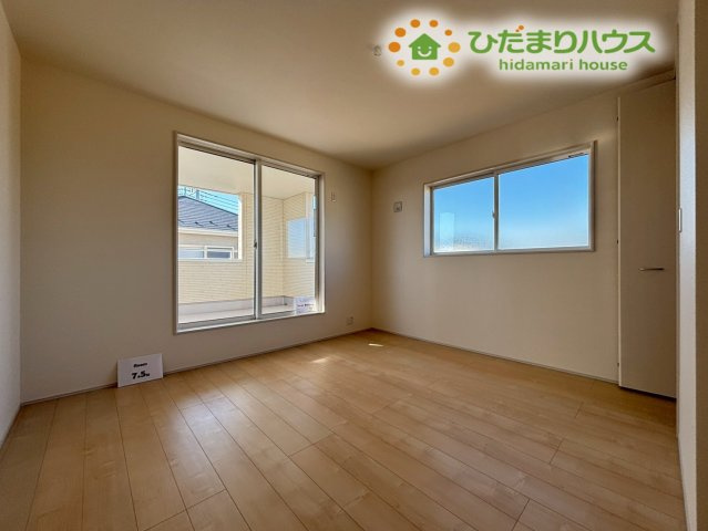 鴻巣市松原2期　新築戸建　リーブル02の寝室|主寝室：7.5帖