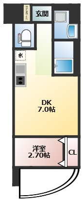 プレサンス江坂ベルフィーヌの玄関