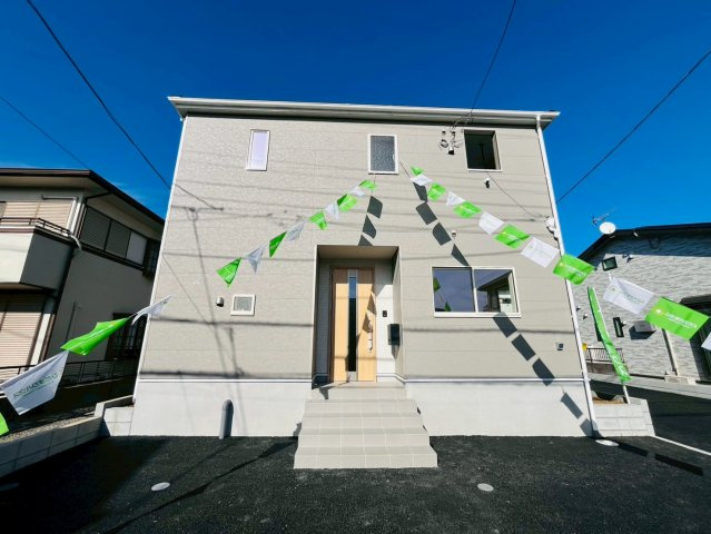 【Cradle Garden】　野田市尾崎　第１８　全3邸の外観|〇１号棟〇
家事の負担を減らす『水廻り集中』プラン！シューズインクローク付きの収納豊富な間取りです♪
2025年11月撮影