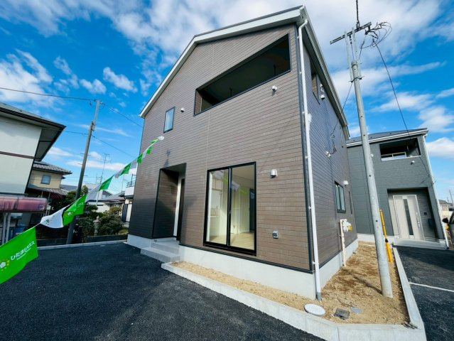 【Cradle Garden】　野田市尾崎　第１８　全3邸の外観|〇２号棟〇
家事の負担を減らす『水廻り集中』プラン！ゆったり和室付きの間取りです♪
2025年11月撮影