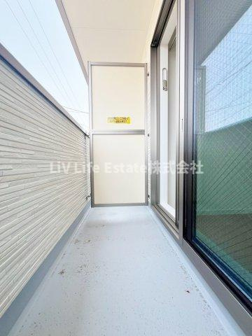 ストーンズ久米川のバルコニー