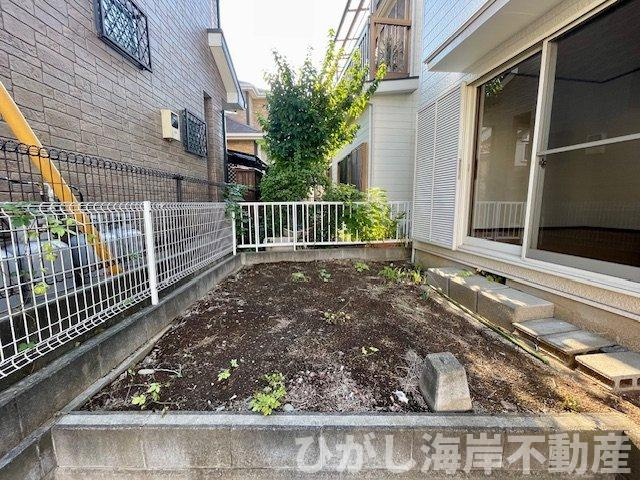 茅ヶ崎市萩園　中古戸建の庭|南側　お庭