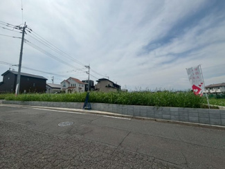 【前面道路含む現地写真】 | 坂戸市片柳　建築条件なし売地　東武東上線『北坂戸駅』徒歩18分　【片柳小学区】