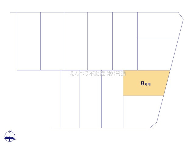 名東区石が根町の区画図