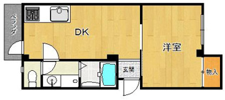 マンションシナーラの間取り