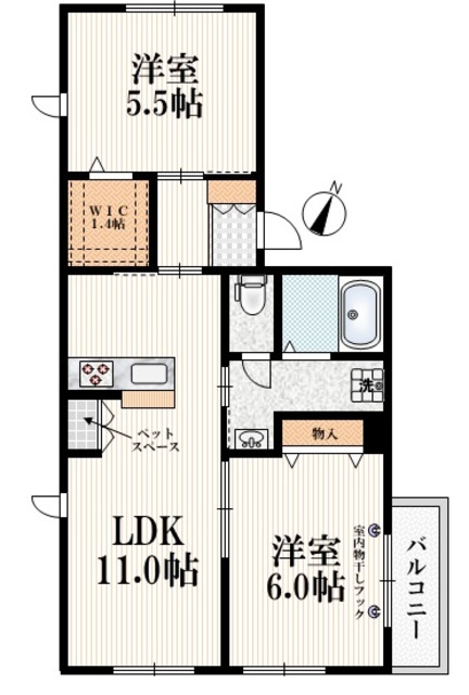 プリミエールの間取り|【間取り】　１フロア１世帯