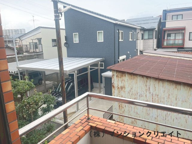 ロアール松本の展望|2階洋室バルコニーからの景色