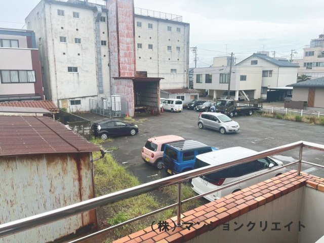 ロアール松本の展望|2階洋室バルコニーからの景色
