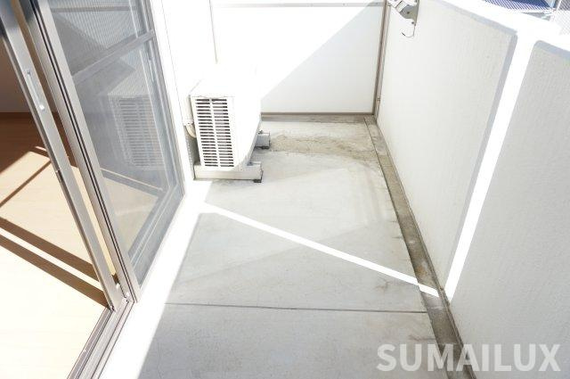 熊本市東区月出２丁目の賃貸マンションのバルコニー