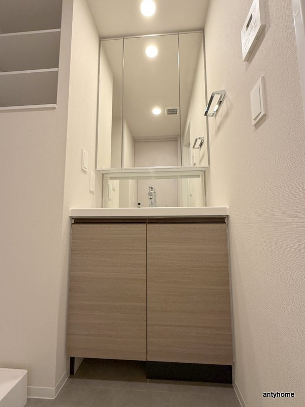 コンフォリア・リヴ本町WEST Ｑ　仲介手数料無料の洗面所