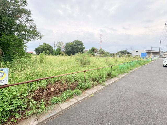 坂戸市中小坂　建築条件なし売地　東武東上線『鶴ヶ島駅』徒歩30分　【上谷小学区】の外観
