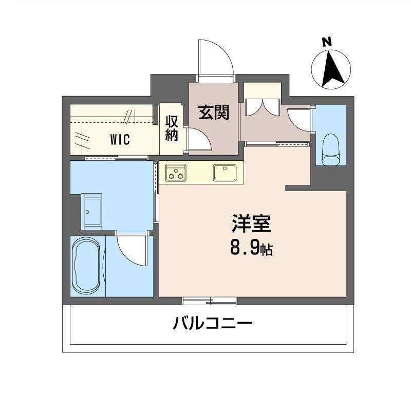 グランメゾン天神の間取り