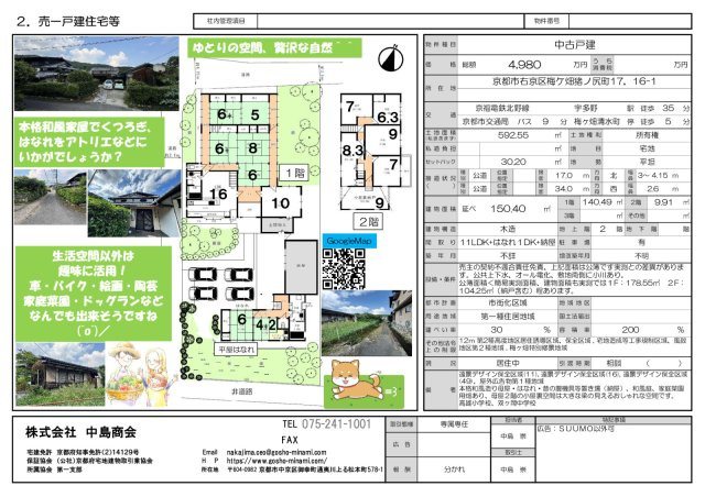 右京区梅ケ畑猪ノ尻町のその他