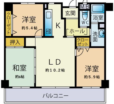 エトアール原の間取り
