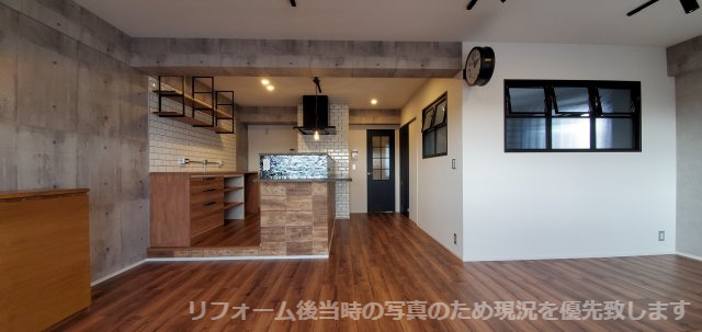 中古マンション・リフォーム済み　エトワール福島南町　福島市南町　清明小・第一中の居間・リビング|※リフォーム後当時の写真のため写真と現況に相違がある場合は現況を優先致します。