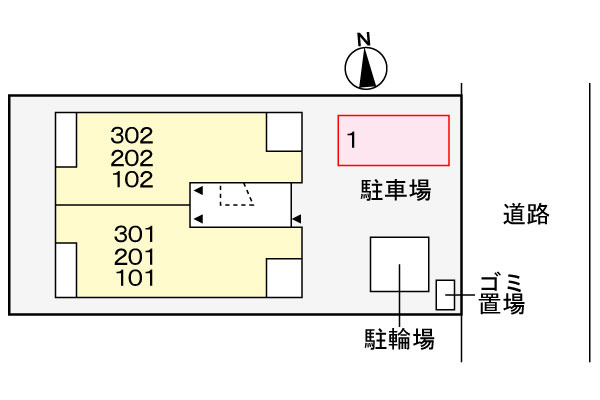 サニークレメント天王台の駐車場|駐車場