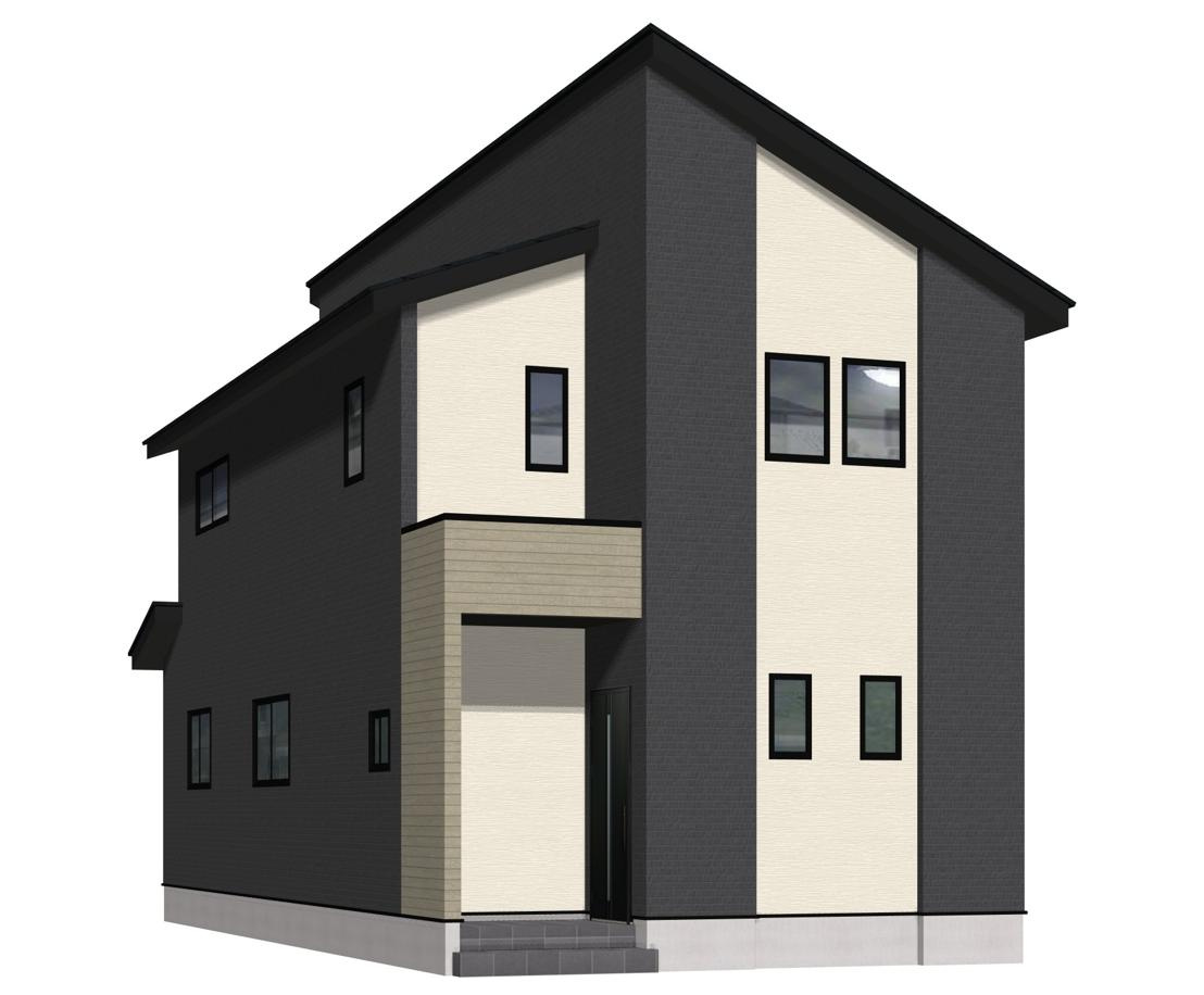 佐賀市大財４丁目２期　３号棟の外観パース|３号棟　外観パース