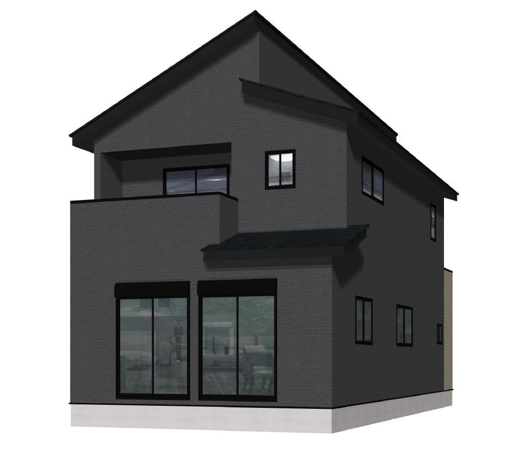 佐賀市大財４丁目２期　３号棟の完成予想図|３号棟　外観パース