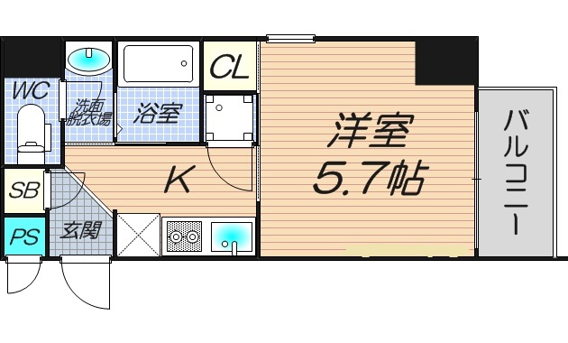 I-DIL NAKANOSHIMA EASTの間取り