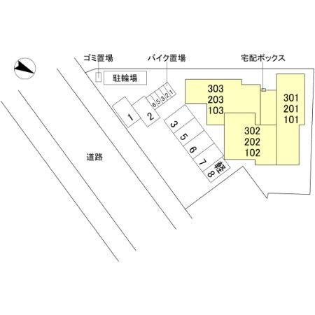 aisance千里丘の区画図