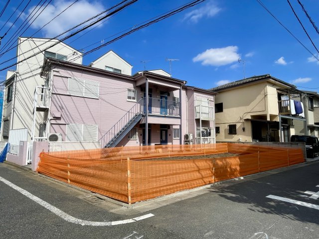 練馬区平和台2丁目　南西角地　建築条件なし　限定1区画の外観