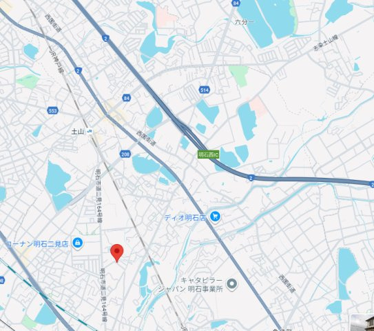 明石市二見町東二見　中古戸建の地図