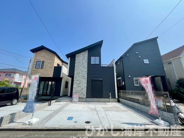 藤沢市鵠沼海岸４丁目　新築戸建　全２棟の外観|現地外観