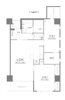 【間取り】 | サンクタスガーデン砧 | 室内フルリフォーム済みです。