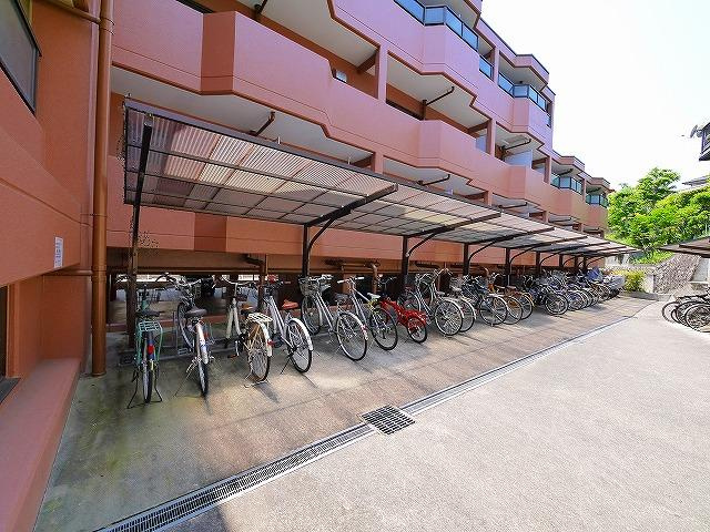 シティパレス富雄北のその他共用部分|駐輪場です