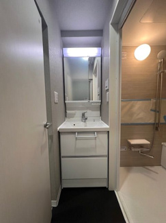 【独立洗面台】 | ブロケイド岸町 | ブロケイド岸町　独立洗面台　新品を設置