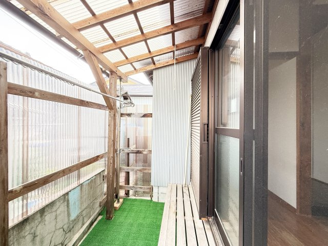 高知市天神町の一戸建ての庭