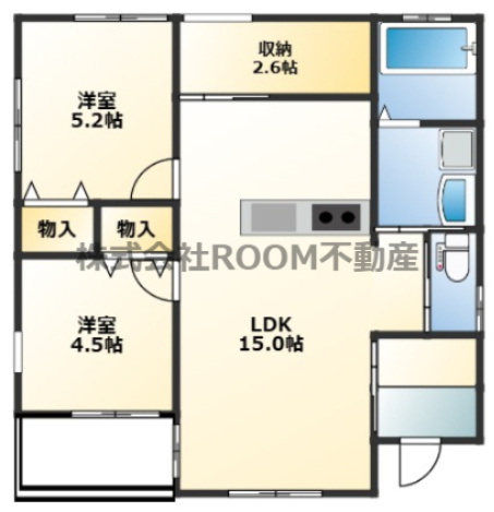 アンジュテンハイツの間取り