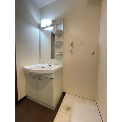 【洗面所】 | 門司ポロニア弐番館 | 脱衣スペースもあります