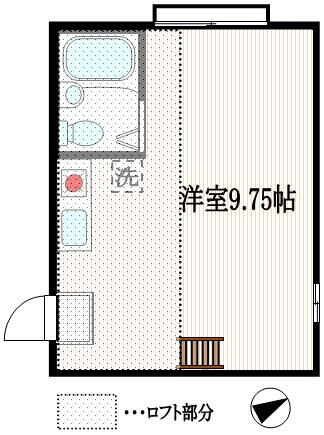 ロフト付き１Ｒ